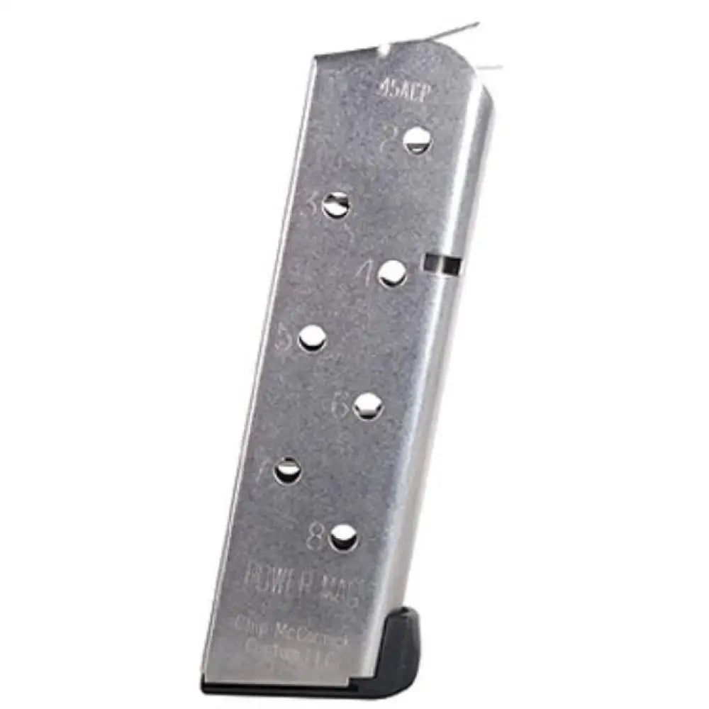Chip Mccormick Gun Parts|handgun Magazines Champion 1911 Compact Power Mag Handgun Magazine Stainless Steel.45 Acp 8/rd