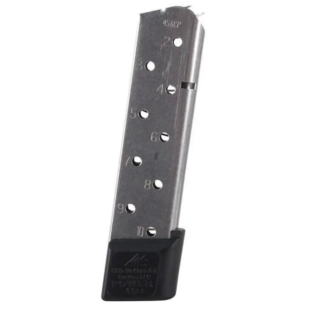 Chip Mccormick Handgun Magazines Champion Power Mag Plus Colt 1911 Magazine.45 Acp Stainless Steel 10/rd Buy at Faith