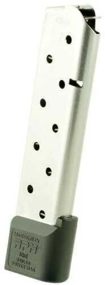 Chip Mccormick Magazine Railed Power Mag 45 Acp 10 Rounds Stainless Fits 1911 17150