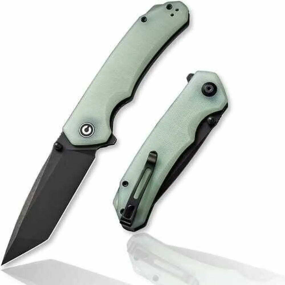 Civivi Knife Brazen 3.46’’ Natural G-10/stonewash Blade - C19059c3