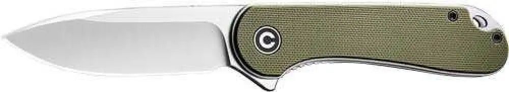 Civivi Knife Elementum 2.96’’ Green G10/satin D2 Liner Lock - C907e