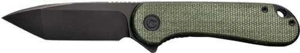 Civivi Knife Elementum 2.96’’ Green Micarta/black D2 Lnr Lck - C907te