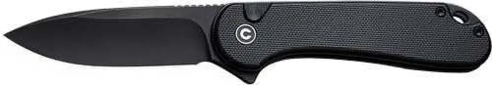 Civivi Knife Elementum Ii 2.96 ’ G-10/black Stonewash Button Lock - C18062p1