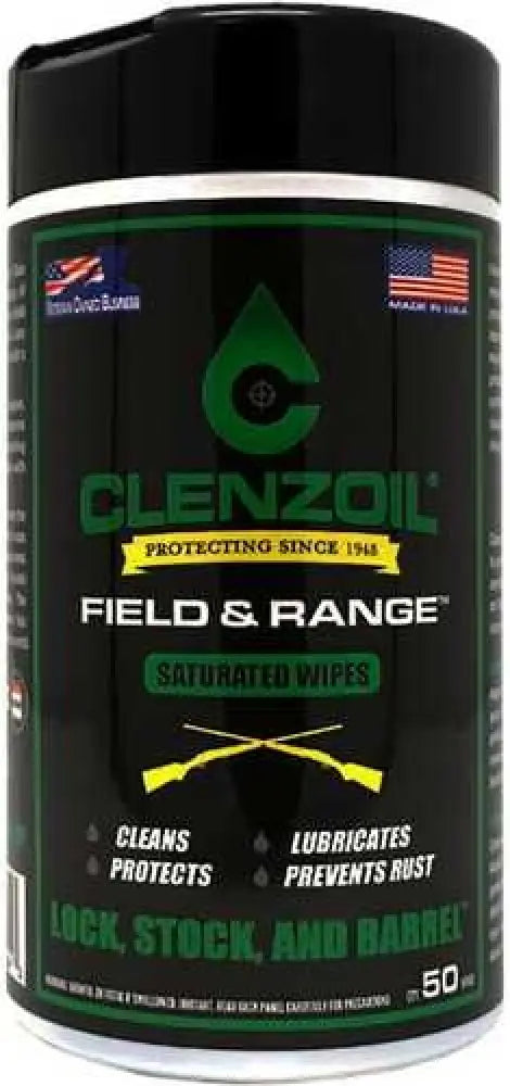 Clenzoil Field & Range Solution Saturated Wipes 50 Ct. - 2243