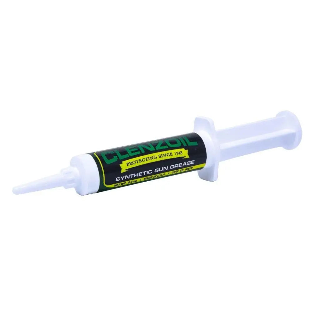 Clenzoil Gun Oils & Cleaning Solvents Synthetic Grease (0.5 Oz. Syringe) Buy at Faith and Freedom Outdoors