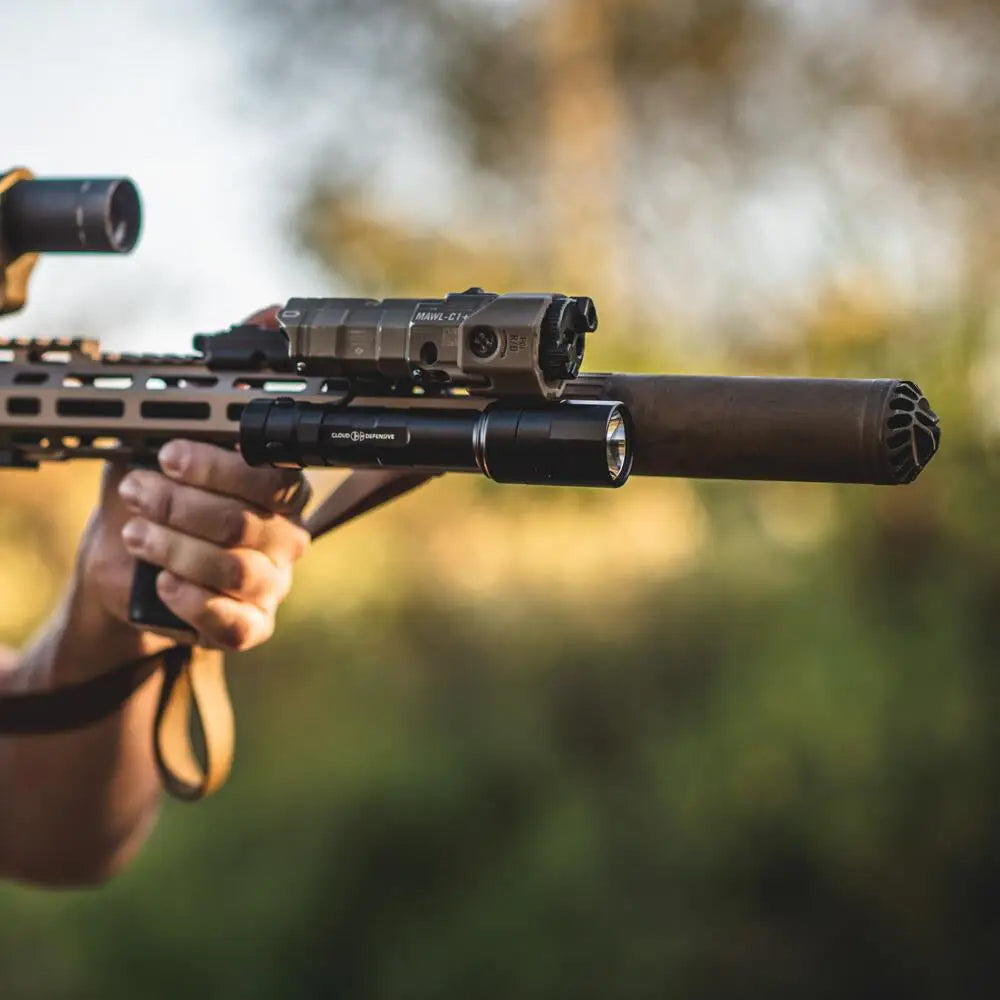 Cloud Defensive Rifle Lights Rein 3.0 Weapon Light 1250 Lumens Picatinny Mount Black Buy at Faith and Freedom Outdoors