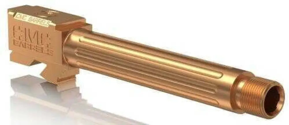Cmc Triggers 75513 Match Precision Fluted Barrel Compatible with for Glock 17 Gen 3&4 9mm 4.48’’ Tb 416r Stainless