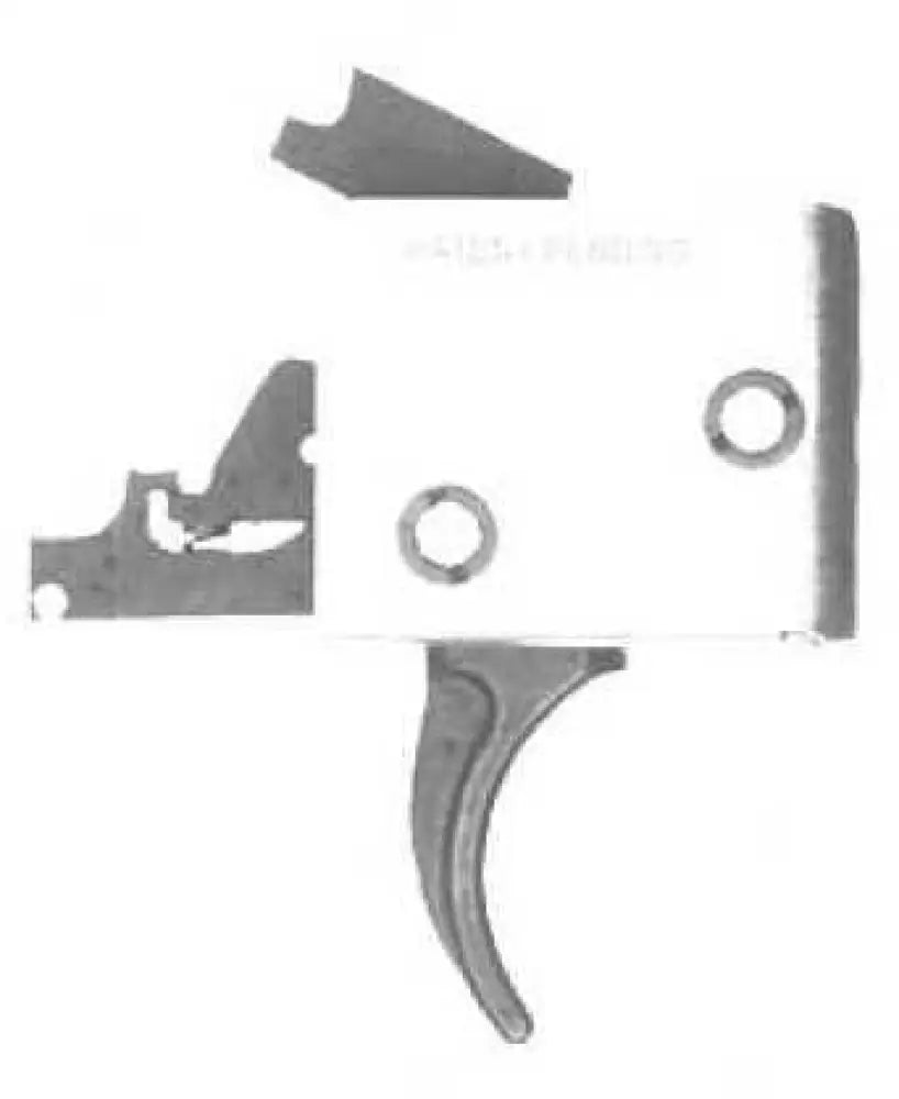 Cmc Triggers Single Stage Curved Small Pin Black Match 91501