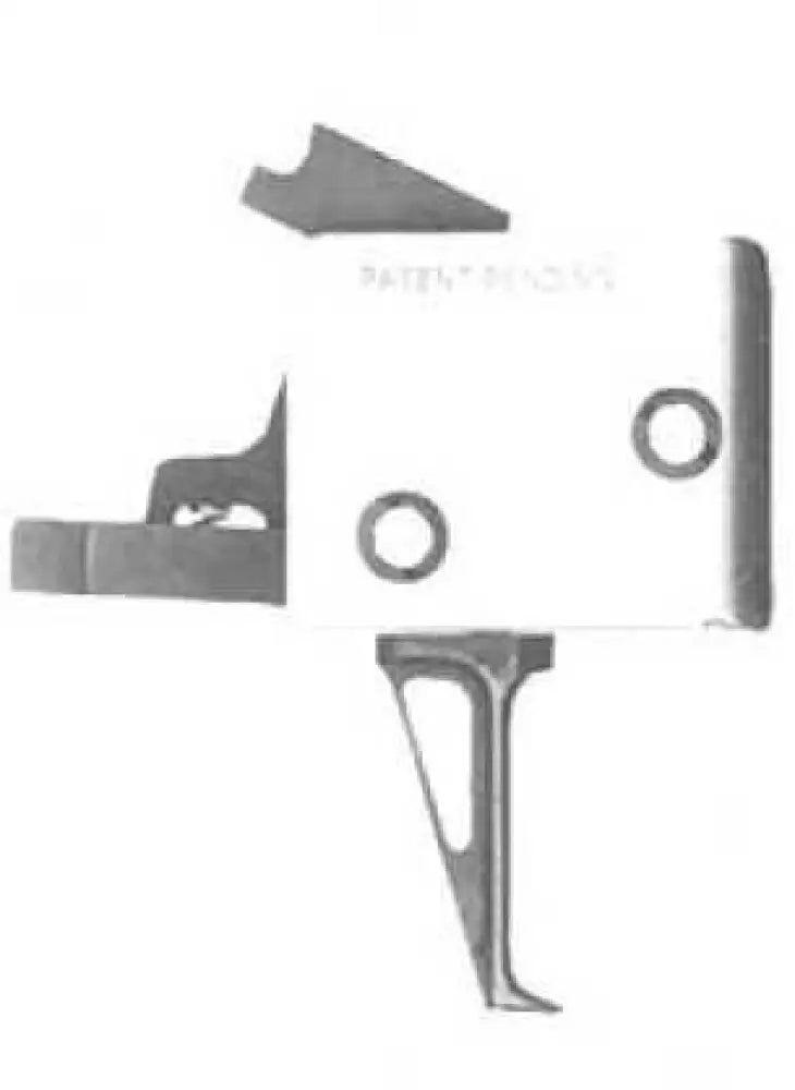 Cmc Triggers Single Stage Flat Small Pin Black Match 91503