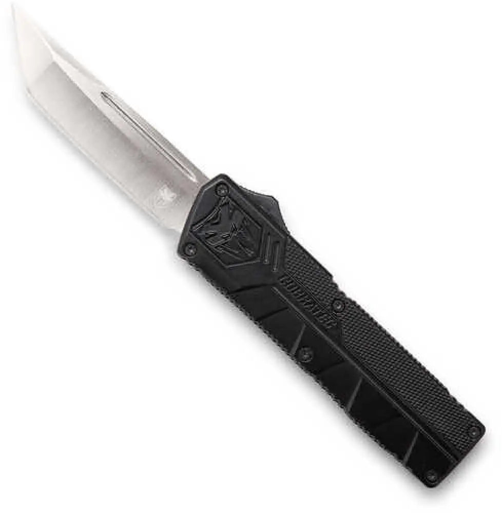 Cobra Tec Knives Bctlwtns Lightweight 3.25’’ D2 Steel Tanto Aluminum Alloy Black
