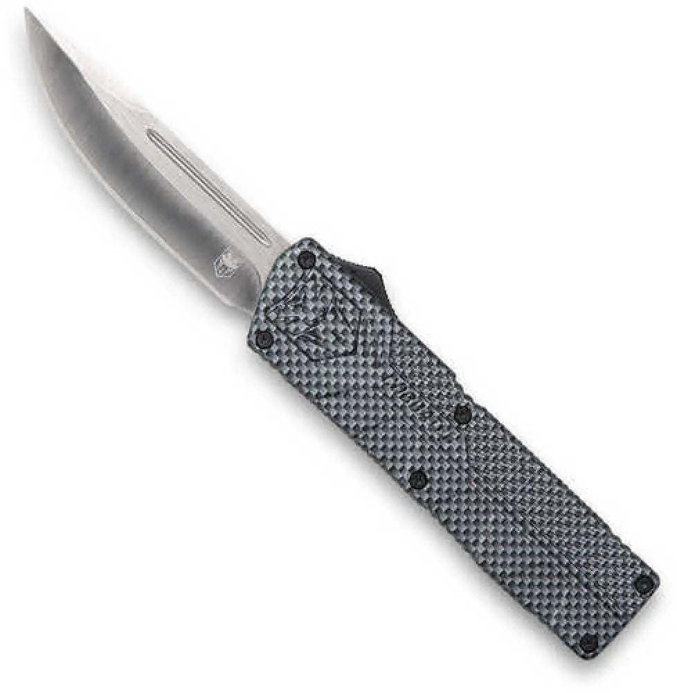 Cobra Tec Knives Cfctlwdns Lightweight 3.25’’ D2 Steel Drop Point Aluminum Alloy Carbon Fiber