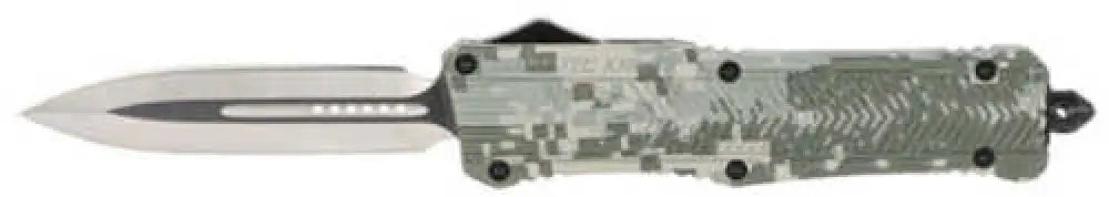 Cobra Tec Knives Ctk-1 Large 3.75’’ D2 Steel Dagger Point Aluminum Alloy Winter Digi Camo Handle - Ladcctk1dagns