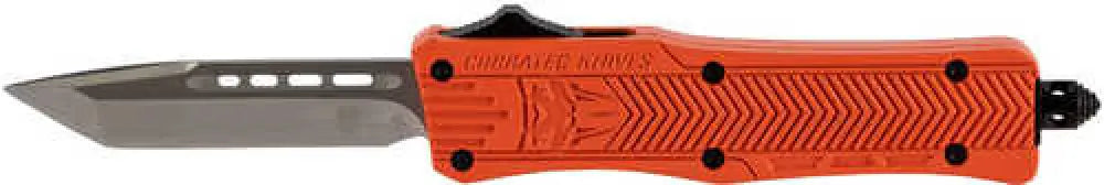 Cobra Tec Knives Ctk-1 Small 2.75’’ 440c Stainless Steel Black Drop Point Orange Zinc-aluminum Alloy - 115234