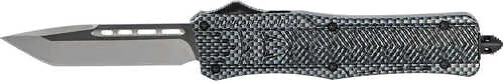 Cobra Tec Knives Llc Ctk-1 Medium 3’’ 440c Stainless Steel Tanto Black Carbon Fiber Zinc-aluminum Alloy - Mcfctk1mtns