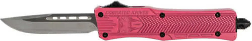 Cobra Tec Knives Llc Ctk-1 Small 2.75’’ 440c Stainless Steel Black Drop Point Pink Zinc-aluminum Alloy - Spkctk1sdns