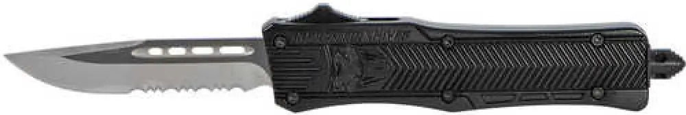 Cobra Tec Knives Llc Ctk-1 Small 2.75’’ 440c Stainless Steel Black Drop Point Serrated Zinc-aluminum All - Sbctk1sds