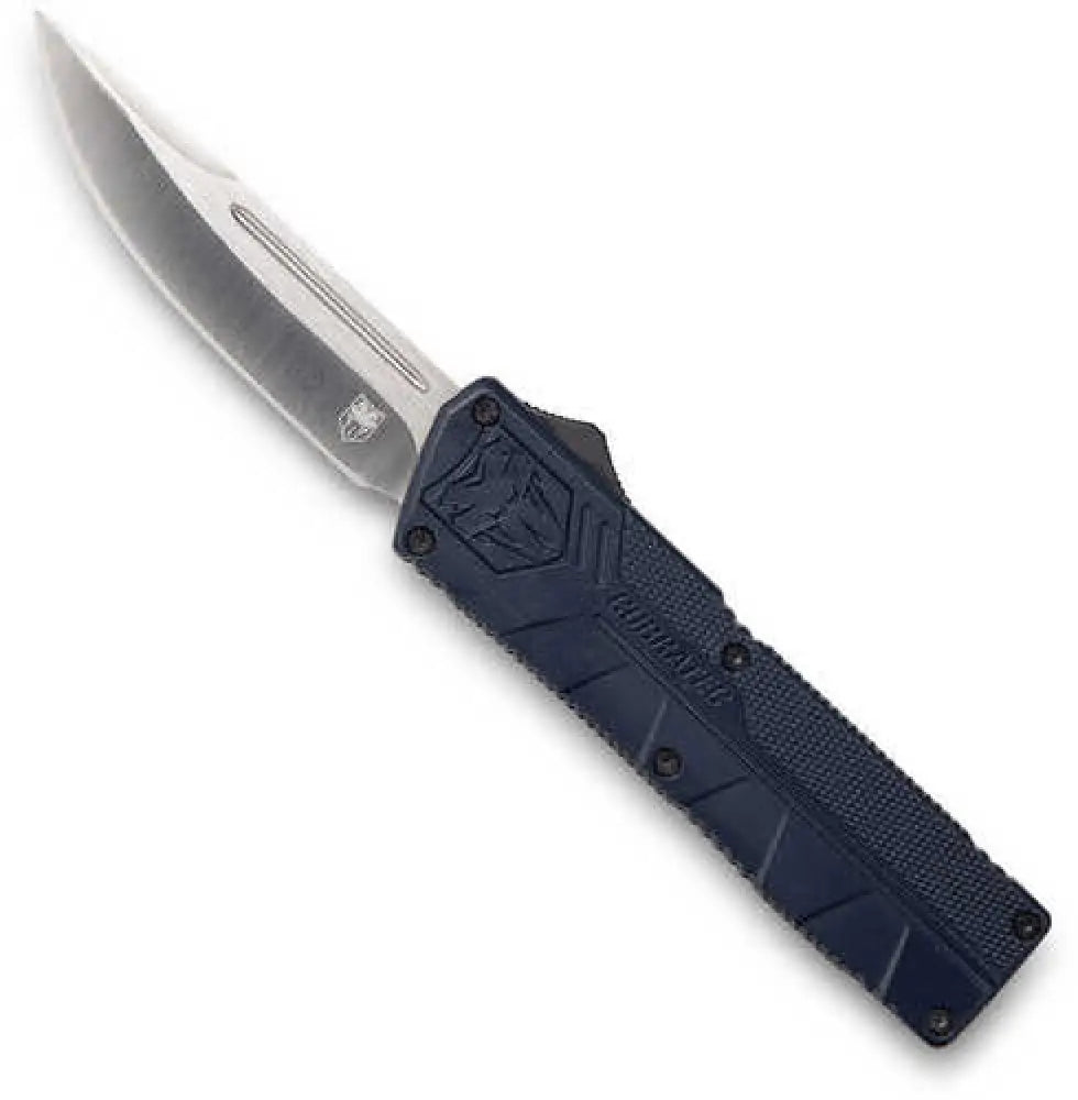 Cobra Tec Knives Nyctlwdns Lightweight 3.25’’ D2 Steel Drop Point Aluminum Alloy Nypd Blue