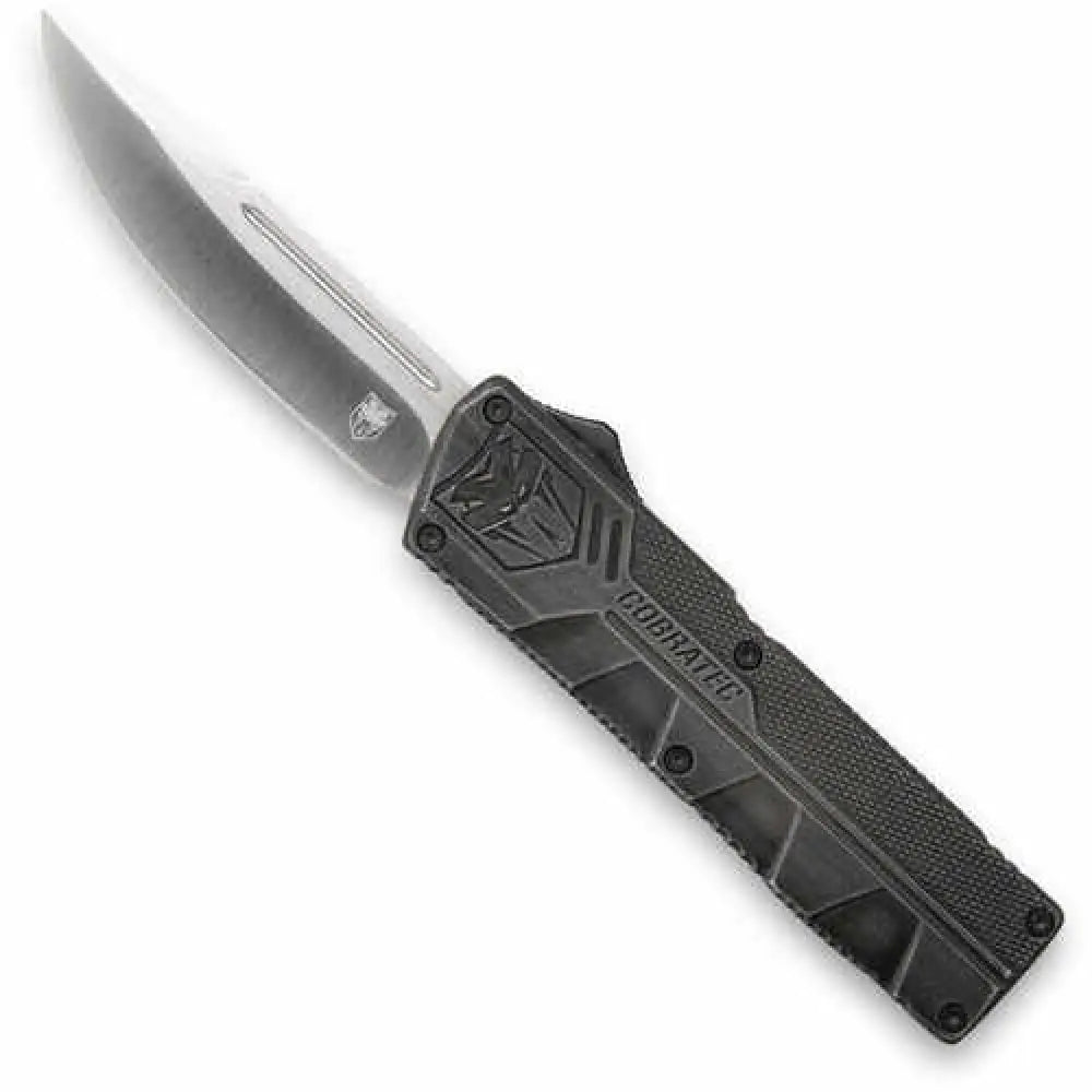 Cobra Tec Knives Swctlwdns Lightweight 3.25’’ D2 Steel Drop Point Aluminum Alloy Stonewash