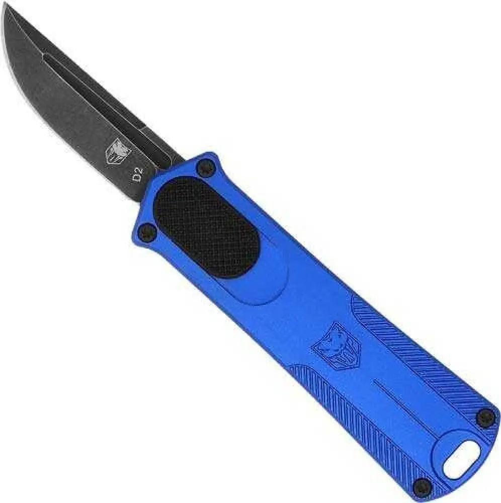 Cobratec California 952 Otf Blue 1.75’’ D2 Steel Drop Pnt - Cali952bludns