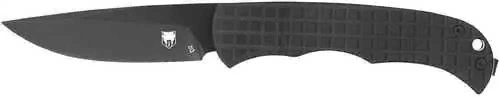 Cobratec Knives Ctclnhrblk Cyclone Hidden Release 3’’ Otf Plain Black Ticn D2 Steel Blade 4’’ Aluminum Handle