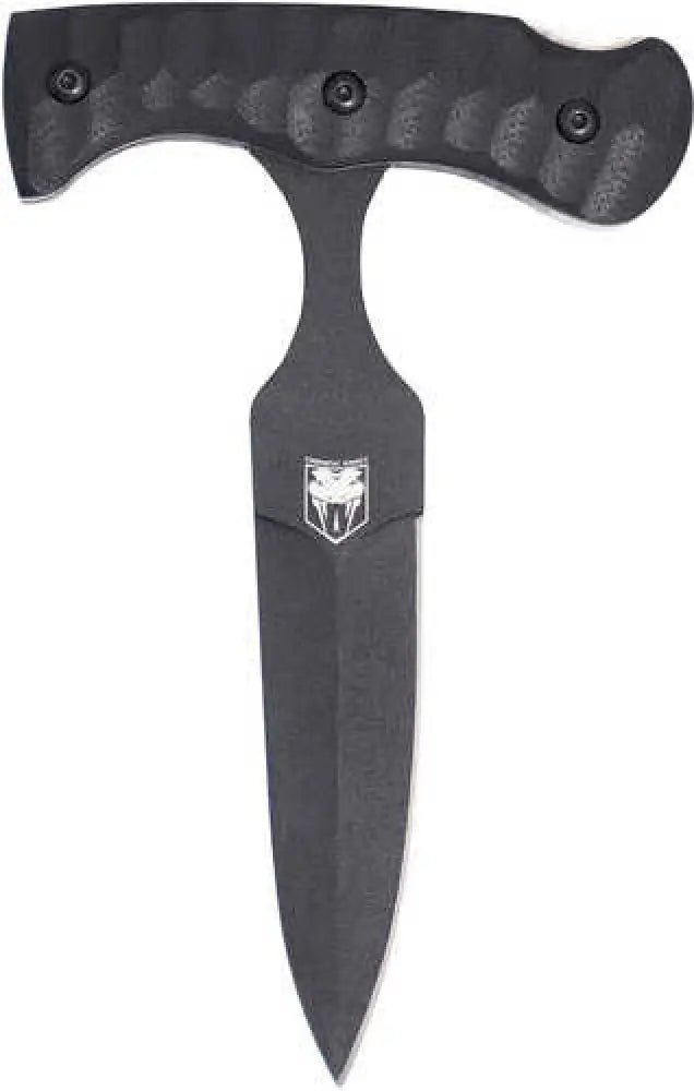 Cobratec Knives Fg10pd Folding Push Dagger 2.88’’ Plain Black D2 Steel Blade 4.06’’ Textured G10 Sca - Fg10pd