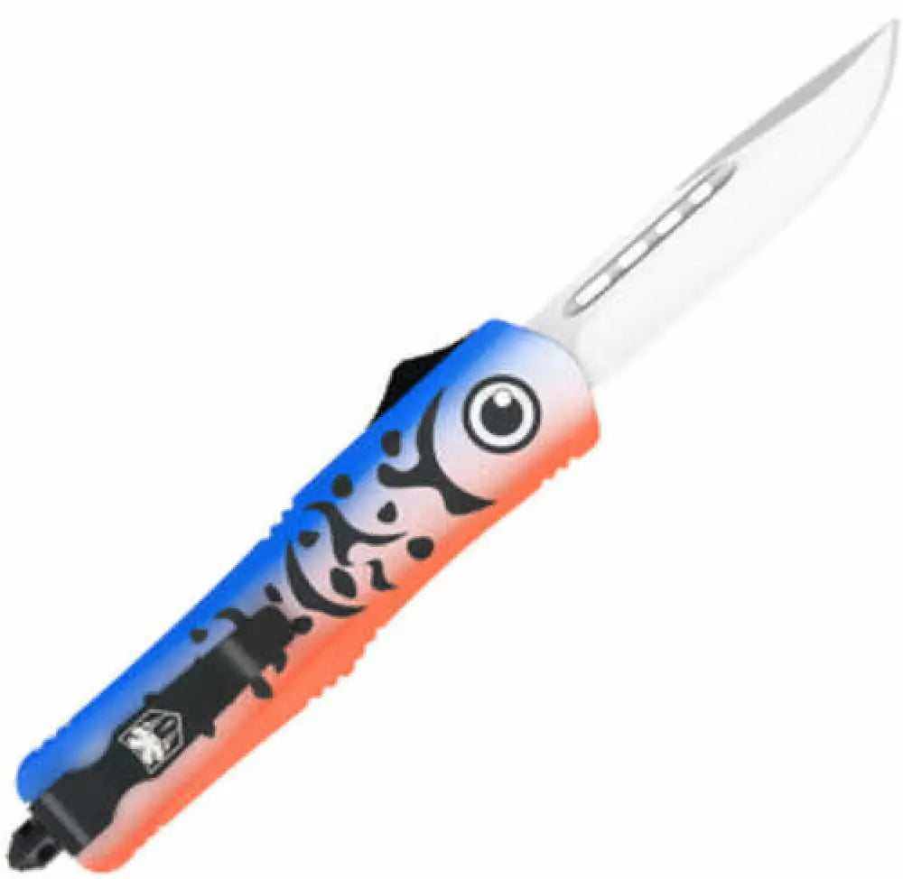 Cobratec Knives Mflblufs3tns Fs-3 Medium 3’’ Otf Tanto Plain D2 Steel Blade 4.50’’ Blue Fishing Lure Aluminum Cerakoted