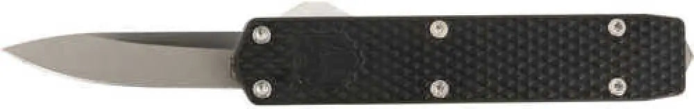 Cobratec Knives Mnblkmgen2dns Mini Mamba Gen Ii 2.25’’ Otf Plain Stonewashed D2 Steel Blade 3.38’’ Black Textured