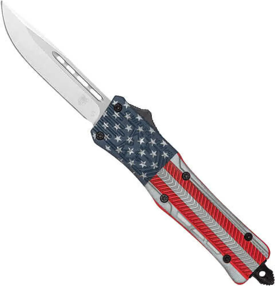 Cobratec Medium Ctk1 Otf American Flag 3’’ Drop Point - Musactk1mdns