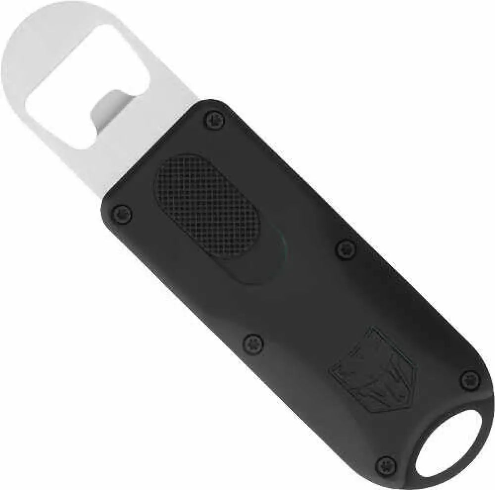 Cobratec Otf Bottle Opener Black 4.62’’ Oal W/lanyard Loop - Ctotfboblk