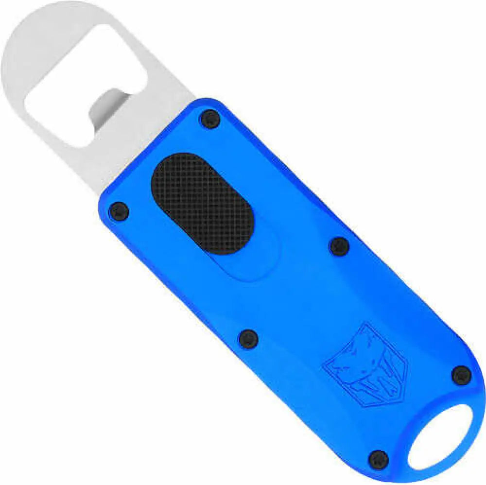 Cobratec Otf Bottle Opener Blue 4.62’’ Oal W/lanyard Loop - Ctotfboblu