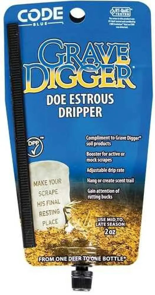 Code Blue Grave Digger Doe Estrous Dripper - Oa1425
