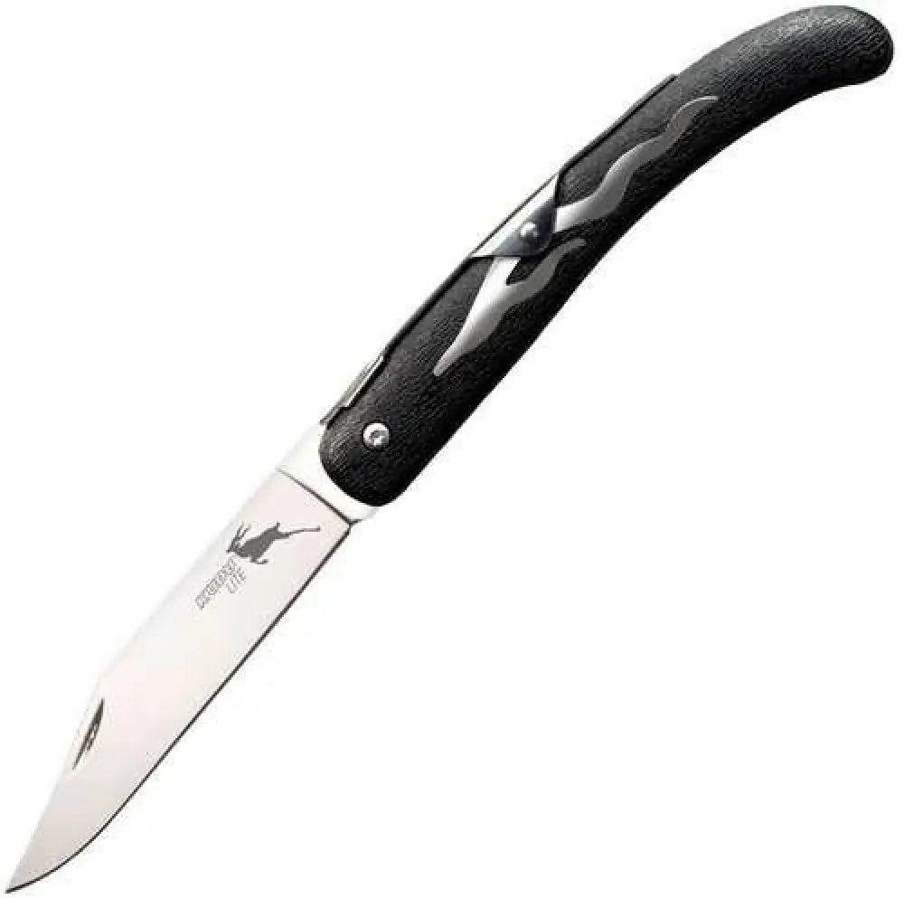 Cold Steel Cs-20kj Kudu.177 Pellets 4.25’’ Folding Plain 5cr15mov Stainless Polished Blade Zy-ex Black Woodgrain h