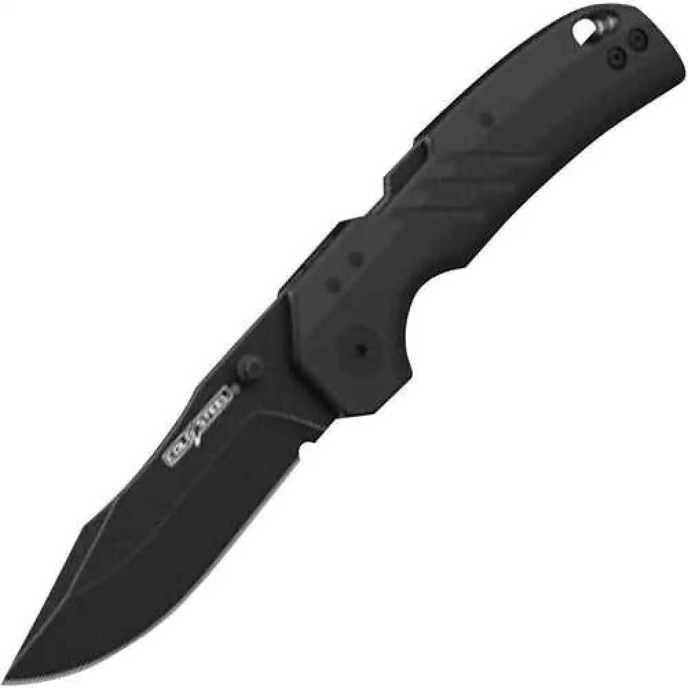 Cold Steel Csfl30dplc10b Engage 3’’ Folding Clip Point Plain Black Pvd Stonewashed Aus-10a Ss Blade/4.11’’ Gfn Handl