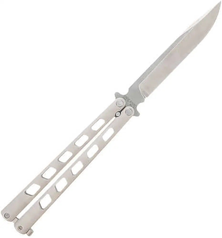 Cold Steel Csfl43arc Arc Angel Balisong Butterfly 5.45’’ Folding Clip Point Plain Satin S35vn Ss Blade Aluminum Handle