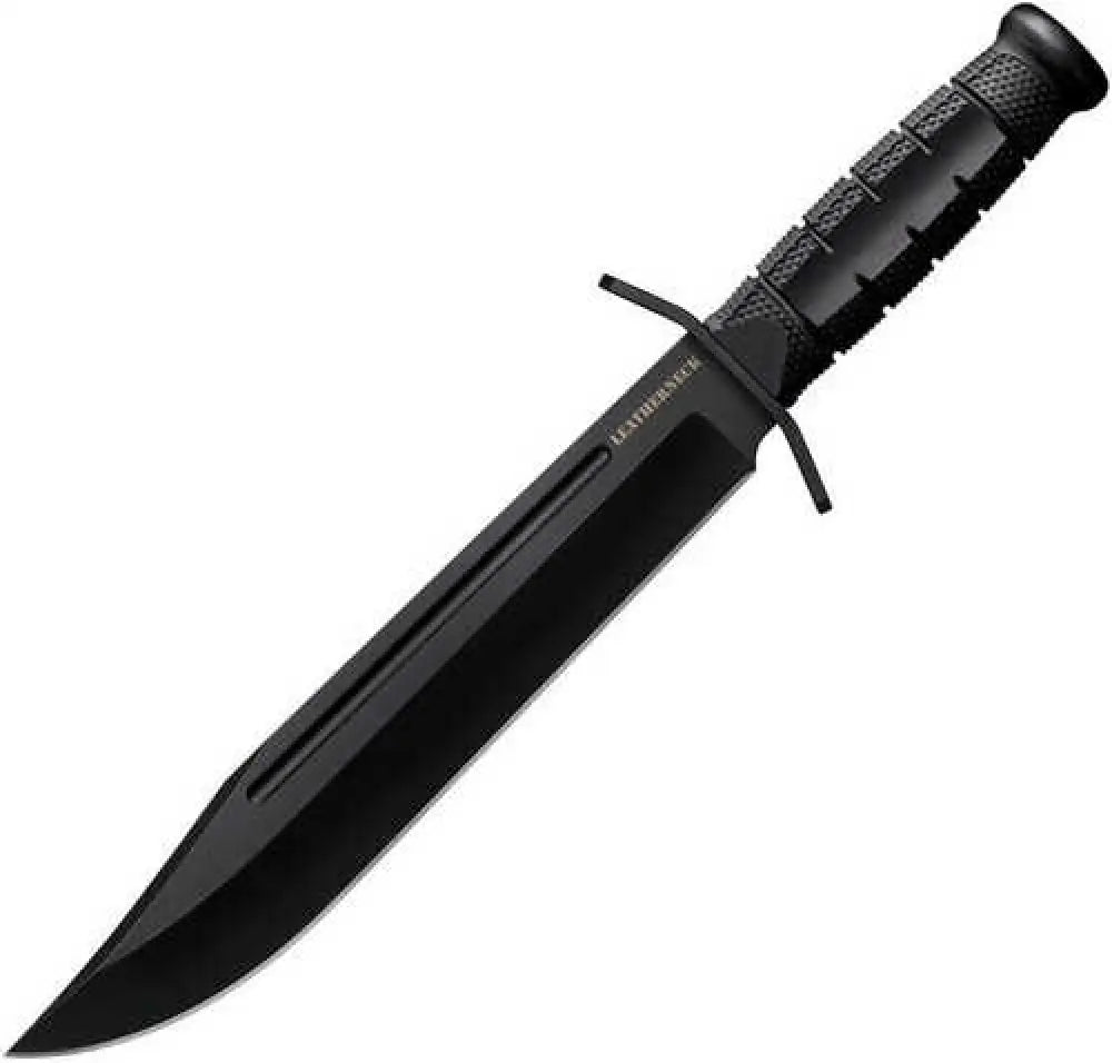 Cold Steel Csfxlthrnk Leatherneck 10.50’’ Fixed Bowie Plain Non-reflective Black D2 Blade/ 4.75’’ W/curved Qui
