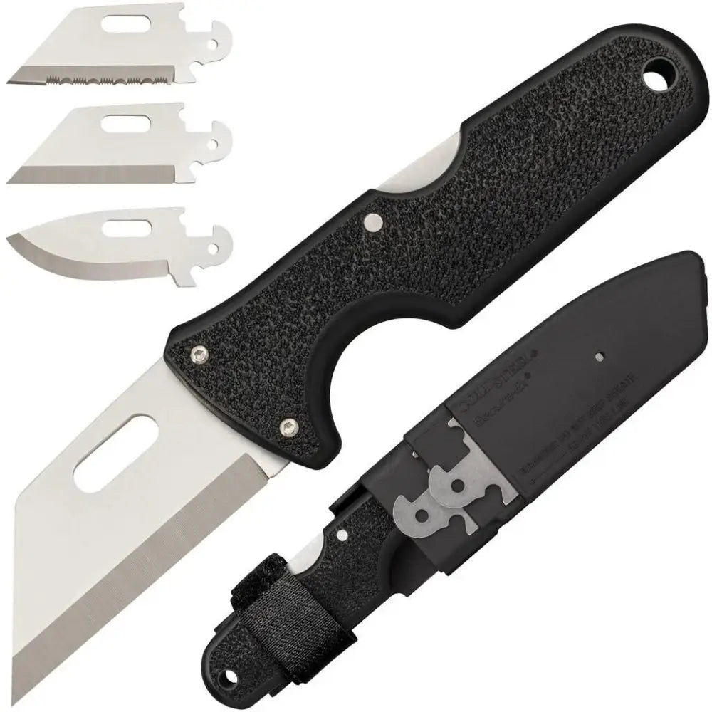 Cold Steel Knives & Edged Tools|knives Click-n-cut Exchangeable Blade Knife Black Bds - 2-1/2’’ Satin Buy at Faith