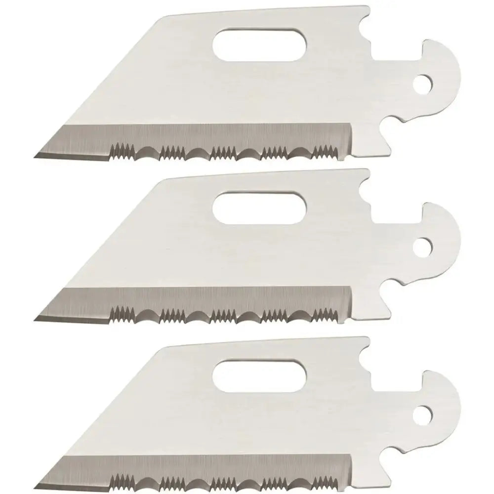 Cold Steel Knives & Edged Tools|knives|knives Tools Click-n-cut Replacement Blade 3/pk - 2-1/2’’ Reverse Tanto Serrated