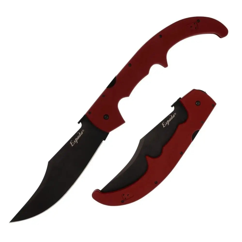 Cold Steel Knives Espada Xl Folding Knife 7-1/2’’ Clip Point Blade Ruby Red Buy at Faith and Freedom Outdoors