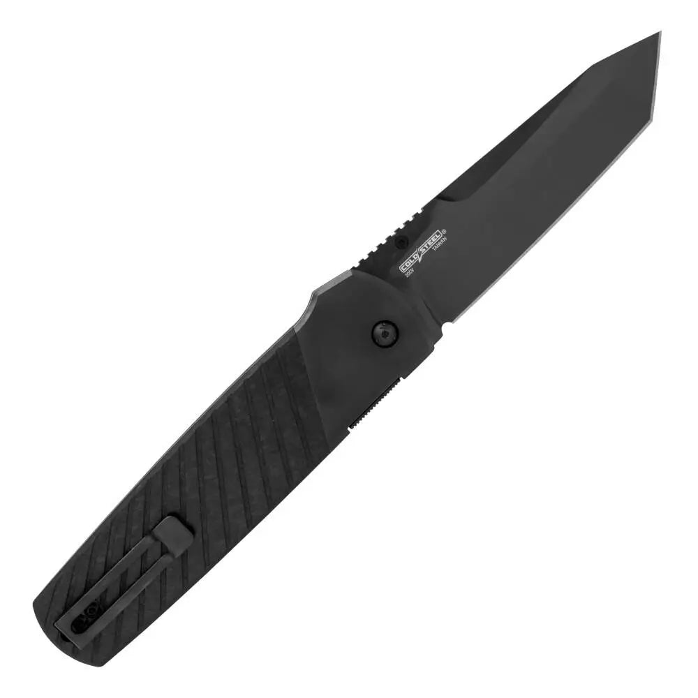 Cold Steel Knives Hatamoto 20cv Folding Knife 4’’ Tanto Blade Black Buy at Faith and Freedom Outdoors