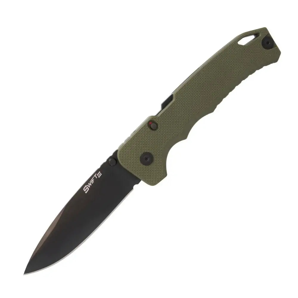 Cold Steel Knives Swift Iii Folding Knife 4’’ Drop Point Blade Fde Buy at Faith and Freedom Outdoors