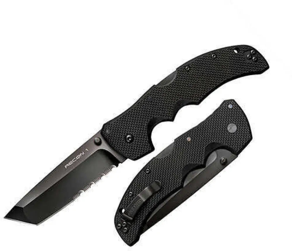 Cold Steel Recon 1 Tanto Point. Half Serrated - 27bth