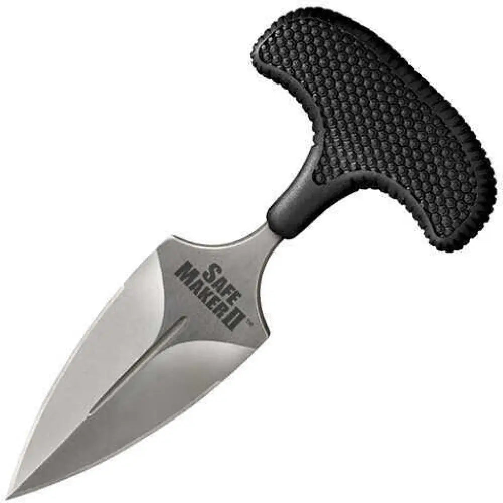 Cold Steel Safe Maker Ii t Handle Push Dagger 3.25’’ Blade Satin Black Md: 12dcst