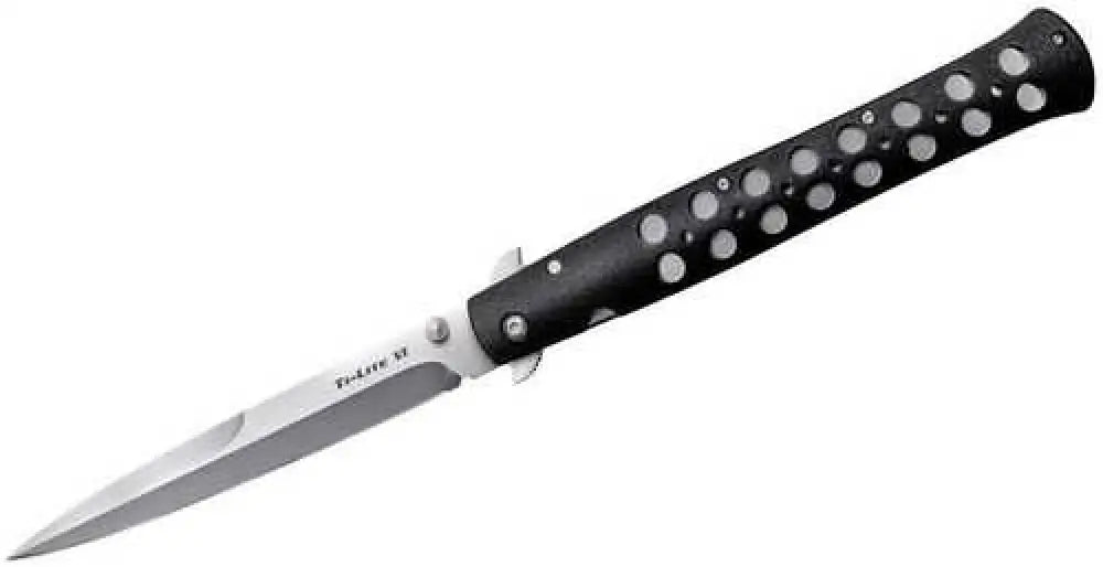 Cold Steel Ti-lite 6’’ Folding Knife Spear Point Plain Edge Aus 8a/polished Black Zytel Flipper/pocket Clip 26sxp