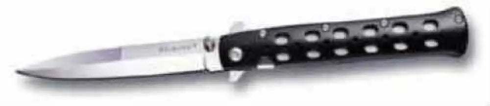 Cold Steel Ti-lite Folding Knife Aus 8a/polished Plain Spear Point Flipper/pocket Clip 4’’ Black Zytel Box 26sp