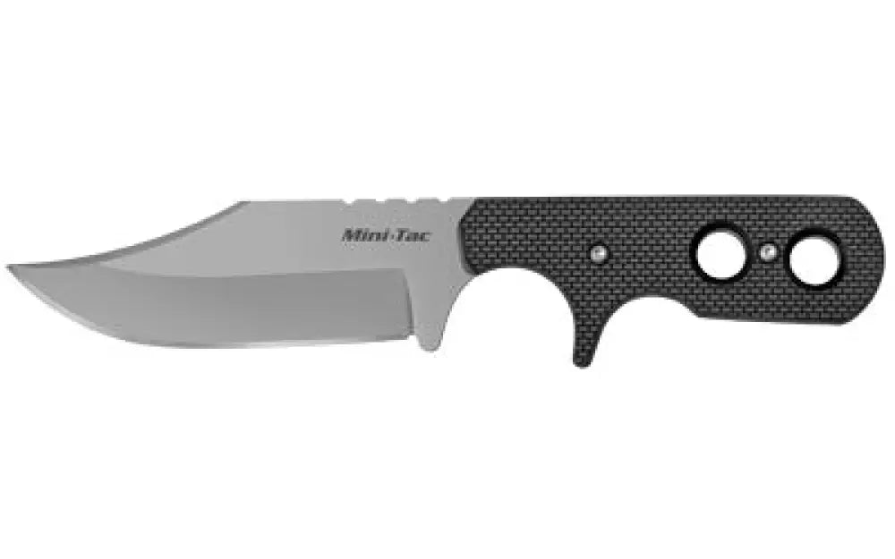 Cold Stl Mini Tac Bowie 3.63’’ Black Buy at Faith and Freedom Outdoors - Fixed Blade Knives - Knife
