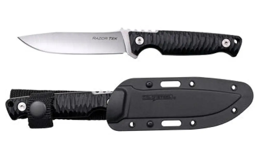 Cold Stl Razortek 4’’ Black Buy at Faith and Freedom Outdoors - Fixed Blade Knives - Knife