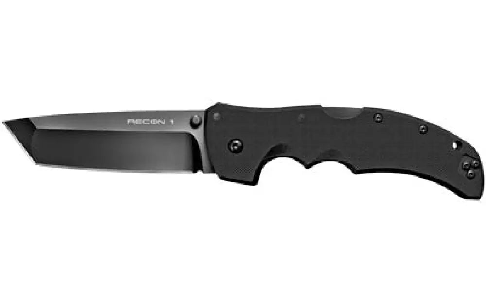 Cold Stl Recon 1 Tanto 4’’ Black Buy at Faith and Freedom Outdoors - Folding Knives - Knife