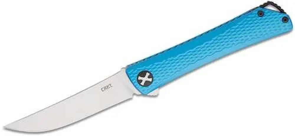 Columbia River Kalbi Blue 3.28 ’ Drop Point Plain Folding Knife - 7540