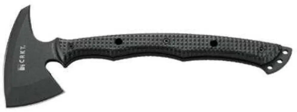 Columbia River Knife & Tool Kangee T-hawk Tomahawk 2.93’’ Sk5 Carbon Steel/black Powder Coat Plain Axe Edge with Spike