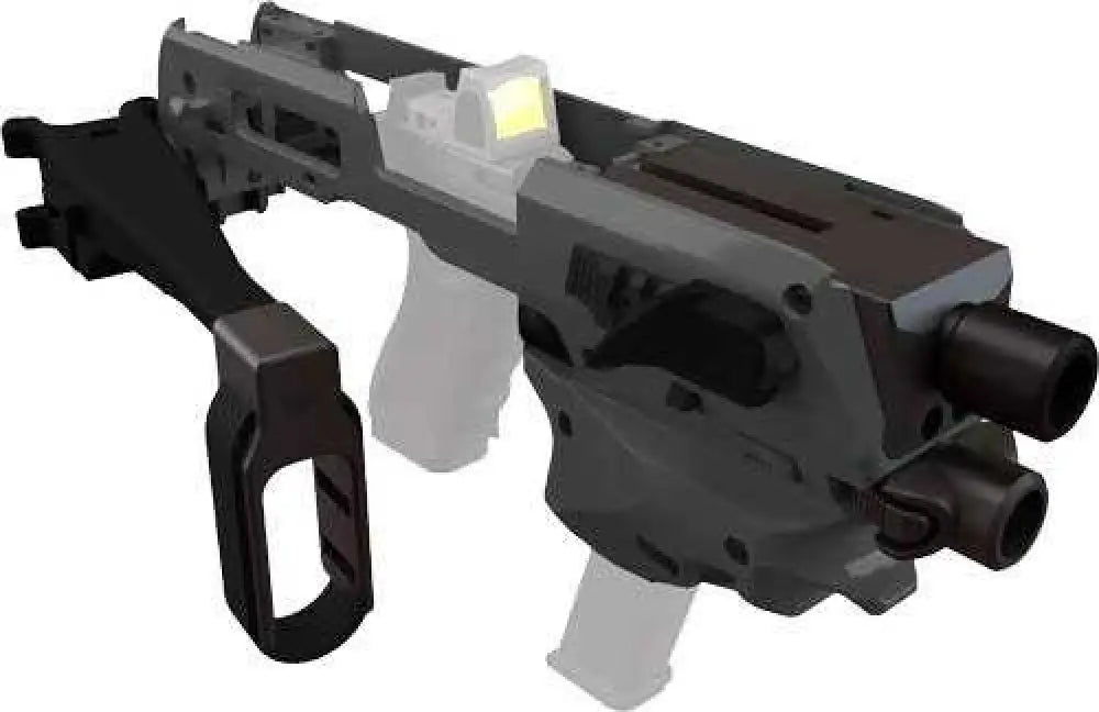 Command Arms Accessories Mck Micro Conversn Kit Gen 3 for Glock 9/40 W/brace Gray - Mckgen3tu